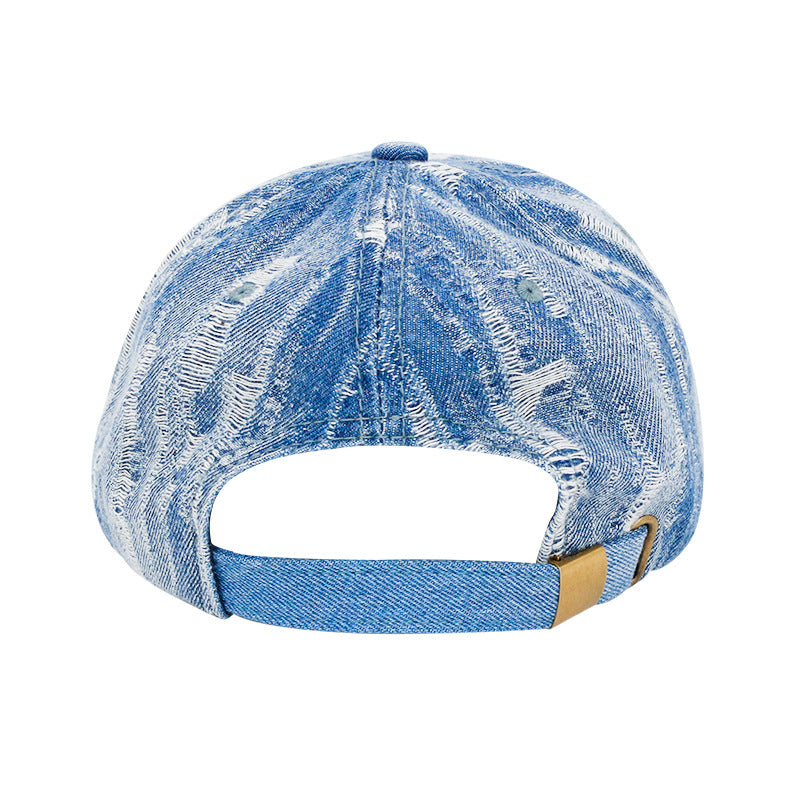 Wholesale Denim Distressed Baseball Caps